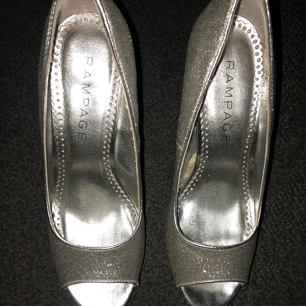Open toe heels